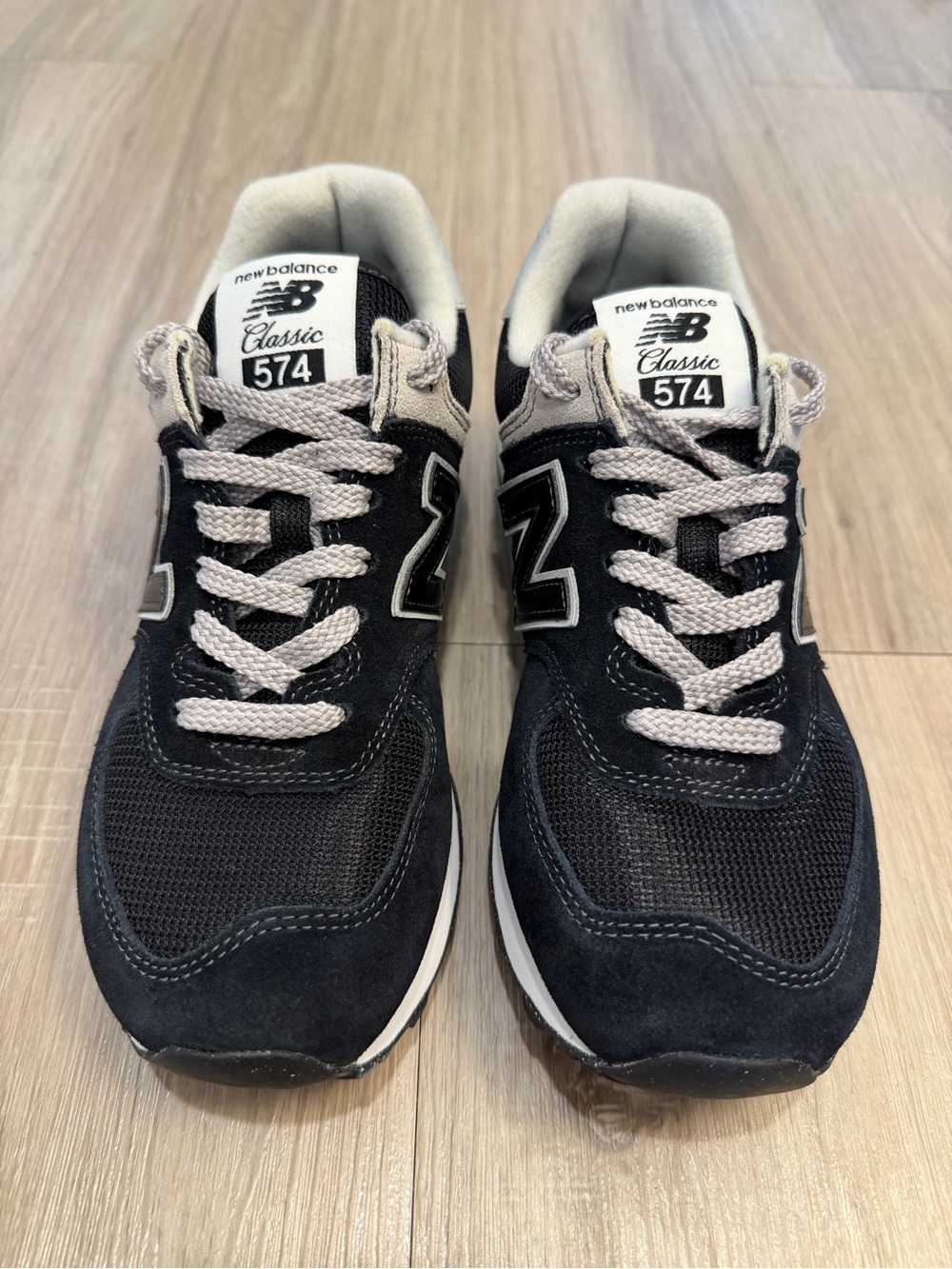 New Balance 574 Classic Sneakers Navy/Gray Size 7